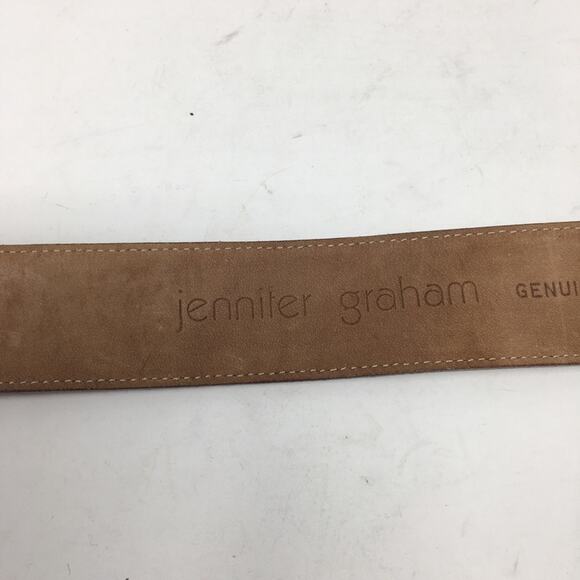 Jennifer Graham Brown Genuine Leather Western Boho Belt Large main image 11